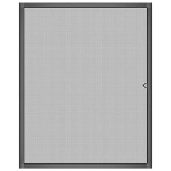 Avis vidaXL Moustiquaire pour fenêtres 80x100 cm - Anthracite