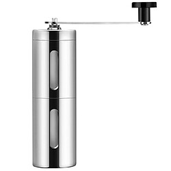 Moulin à café manuel en acier inoxydable - Argent