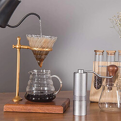 Moulin à café manuel en aluminium