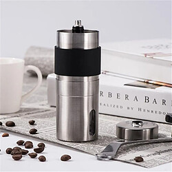 Universal Moulin à café manuel mini acier inox - Argent