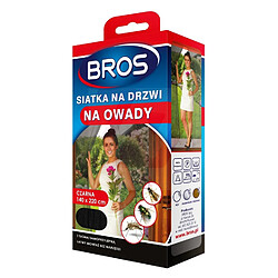 Bros Moustiquaire pour porte - Noir 140x220 cm