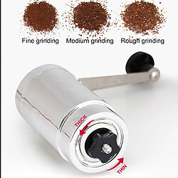 Acheter Moulin à café manuel en acier inoxydable - Argent