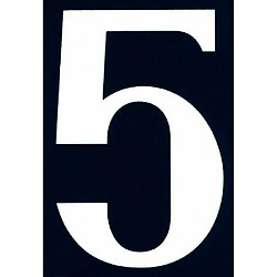 Symbol NA05 numéro rue pvc adhésif