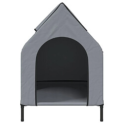 Acheter vidaXL Niche pour chien - Gris Tissu Oxford