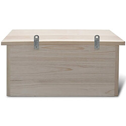 Acheter vidaXL Nichoir moineau bois massif