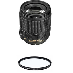 Nikon AF-S 18-105mm f3.5-5.6G VR Zoom grand angle à moyen téléobjectif - Réduction de vibration 3.5 points - Autofocus rapide