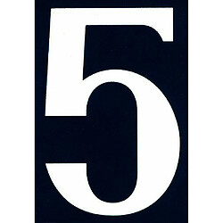 Symbol NA05 numéro rue pvc adhésif
