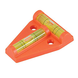 Silverline 250450 Mini niveau bi-plan - Dimensions 60 x 45 mm - Plastique durable - Fioles 90° et 180° - Pré-percé pour montage