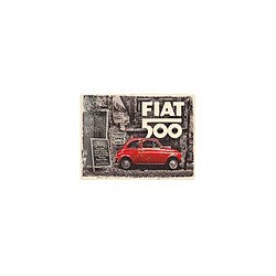 Nostalgic Art nostalgic_art Plaque décorative métal Fiat 500