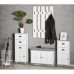 Pegane Porte parapluies Blanc Antique