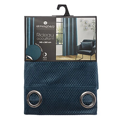 Acheter Atmosphera Rideau Otto - Bleu Canard