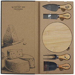 Cook Concept Coffret à fromages en hévéa