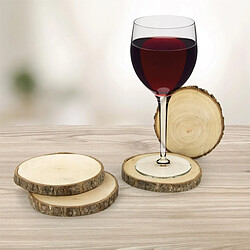 Avis The Home Deco Factory Set de dessous de verre en bois
