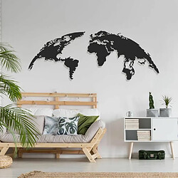 DEKORY Carte du Monde Murale | Métal
