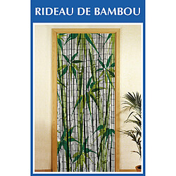 WENKO Rideau de porte - 90 x 200 cm. - Bambou