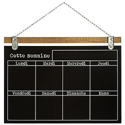 Semainier Ardoise Pegane