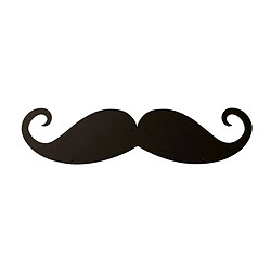 EPIKASA Moustache en Métal Noir