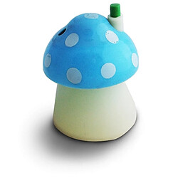 TOTALCADEAU Distributeur Cure-Dents Champignon Distributeur de cure-dents automatique - Forme champignon - Orange - Plastique