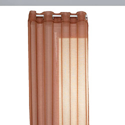 Atmosphera Voilage Moly - 135 x 240 cm - Terracotta