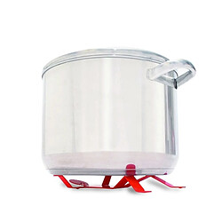 Totalcadeau Bonhomme Pose Marmite Rouge