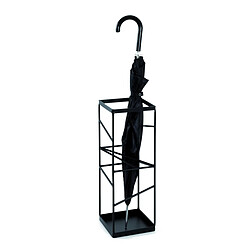 Pegane Porte-parapluies Noir Acier