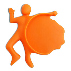 Totalcadeau Dessous de verre homme écrasé