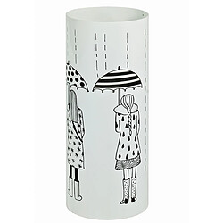 pegane Porte-Parapluies Blanc Métal
