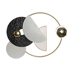 DKD Home Decor Décoration Murale - Abstrait Doré