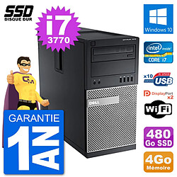 Dell Optiplex 7010 MT - Noir et argent - Occasion