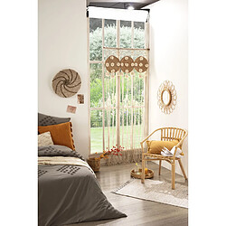 Atmosphera Rideau de fil en macramé - 90 x 200 cm