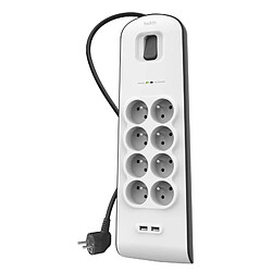 Belkin BSV804CA2M - 8 prises + 2 USB