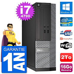 Dell Optiplex 3020 · Occasion PC de bureau - Intel i7-4790 - RAM 16Go - Disque 2To - Windows 10 - Wifi