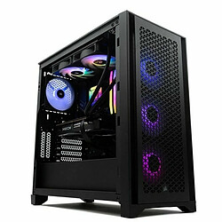 PcCom iCUE PC de bureau - Ryzen 5 7600X - 32 Go RAM - 1 To SSD - Windows 11 Home