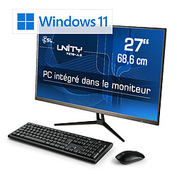 CSL-Computer CSL Computer Unity F27B-JLS PC tout-en-un - Intel Celeron N5100 - 32Go RAM - 512Go SSD - 27" FHD - Windows 11