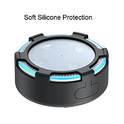 Coque Amazon Echo Dot 2 - Noir Coque en TPU - Texture carbone - Protection antichoc - Léger et compact