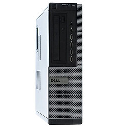 Dell Optiplex 990 - Noir · Occasion Ordinateur de bureau - Intel Core i3 - RAM DDR3 - HDD - Wi-Fi - Windows 10