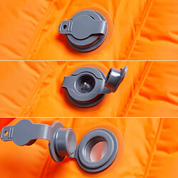 Acheter vidaXL Matelas de Camping Autogonflant 1 Personne Orange