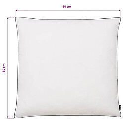 vidaXL Oreiller Duvet 2 pcs - 80 x 80 cm pas cher