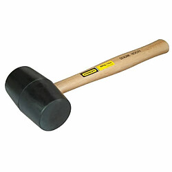 Stanley Maillet en caoutchouc - 660 g Maillet en caoutchouc - Tête en caoutchouc - Application bois
