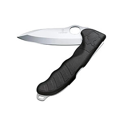 Victorinox Hunter Pro M - Noir Couteau de chasse - Lame blocable 100 mm inox - Manche noir soft touch - 3 fonctions