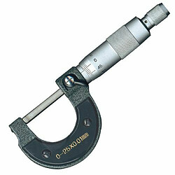 Silverline Micromètre d'extérieur 25 mm