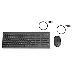 Pack clavier souris filaires - Noir