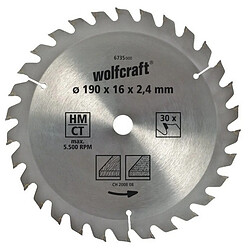 Wolfcraft lame de scie circulaire - 160 mm