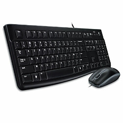Logitech Pack clavier souris filaires - Noir
