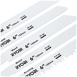 Avis Ryobi lames de scie - lot de 6