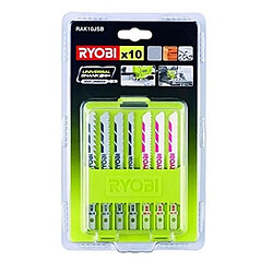 Ryobi Lames de scie sauteuse - 10 pièces