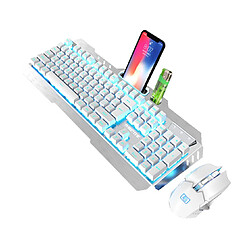 Pack clavier et souris sans fil - Blanc