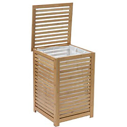 Pegane Panier à linge bambou - Bambou naturel