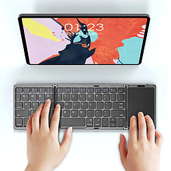 Pack clavier mécanique sans fil + trackpad - Gris pas cher