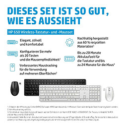 HP 650 | Clavier QWERTY | Blanc pas cher